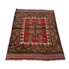 Barjasta Area Rug Handmade Beige Floral 2x4 ft