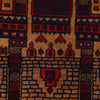 Baluchi Rug Handmade Multi Prayer Design 2x4 ft