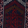 Baluchi Rug Handmade Red Prayer Design 2x4 ft