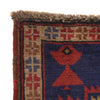 Baluchi Rug Handmade Navy Blue Geometric 3x5 ft