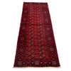 Bokhara Rug Handmade Vibrant Red Medallion 6' Runner