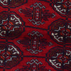 Bokhara Rug Handmade Vibrant Red Medallion 6' Runner