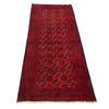 Bokhara Rug Handmade Vibrant Red Medallion 6' Runner