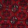 Bokhara Rug Handmade Vibrant Red Medallion 6' Runner