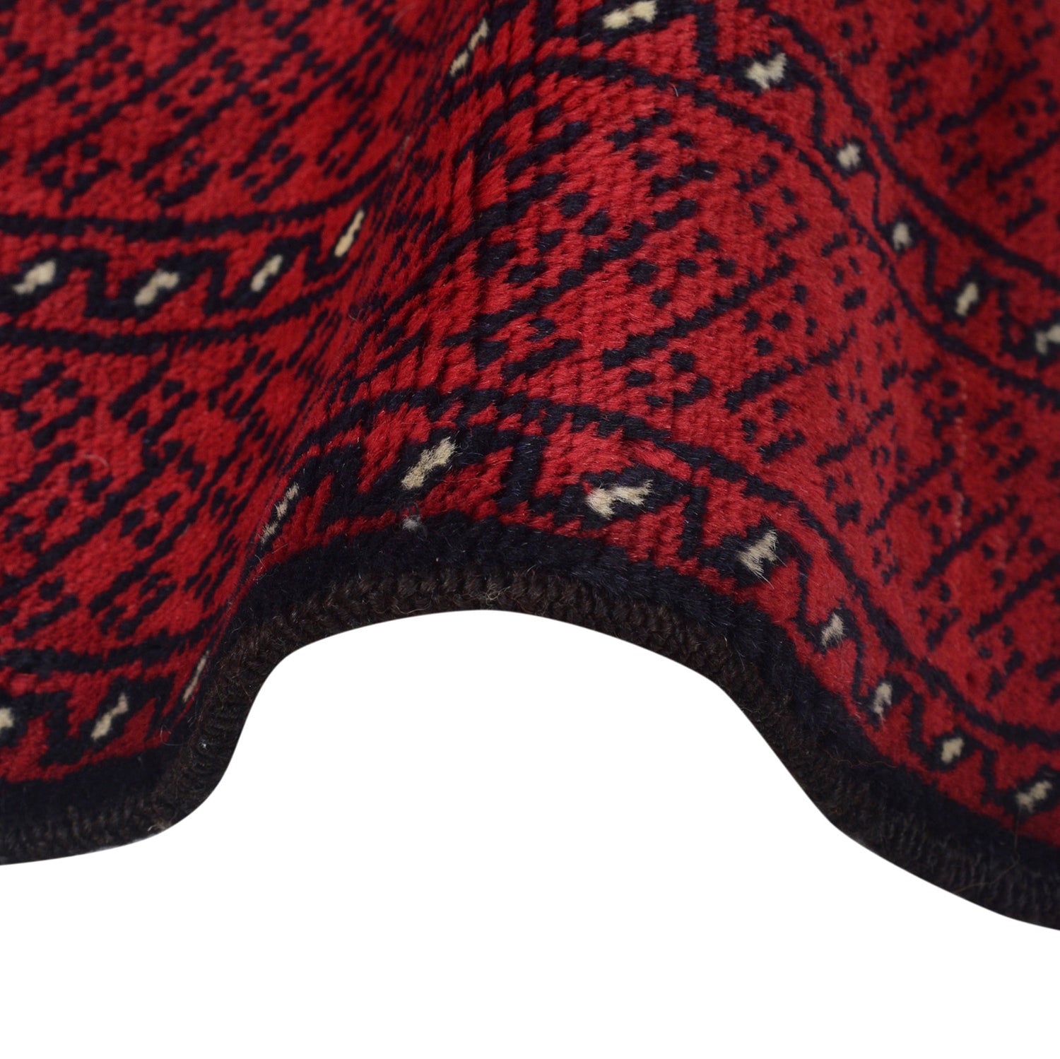 Bokhara Rug Handmade Vibrant Red Medallion 6' Runner