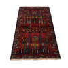 Baluchi Rug Handmade Red Prayer Design 3x5 ft