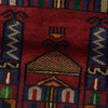 Baluchi Rug Handmade Red Prayer Design 3x5 ft