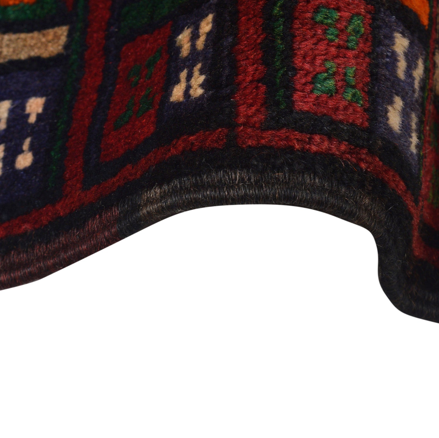 Baluchi Rug Handmade Red Prayer Design 3x5 ft