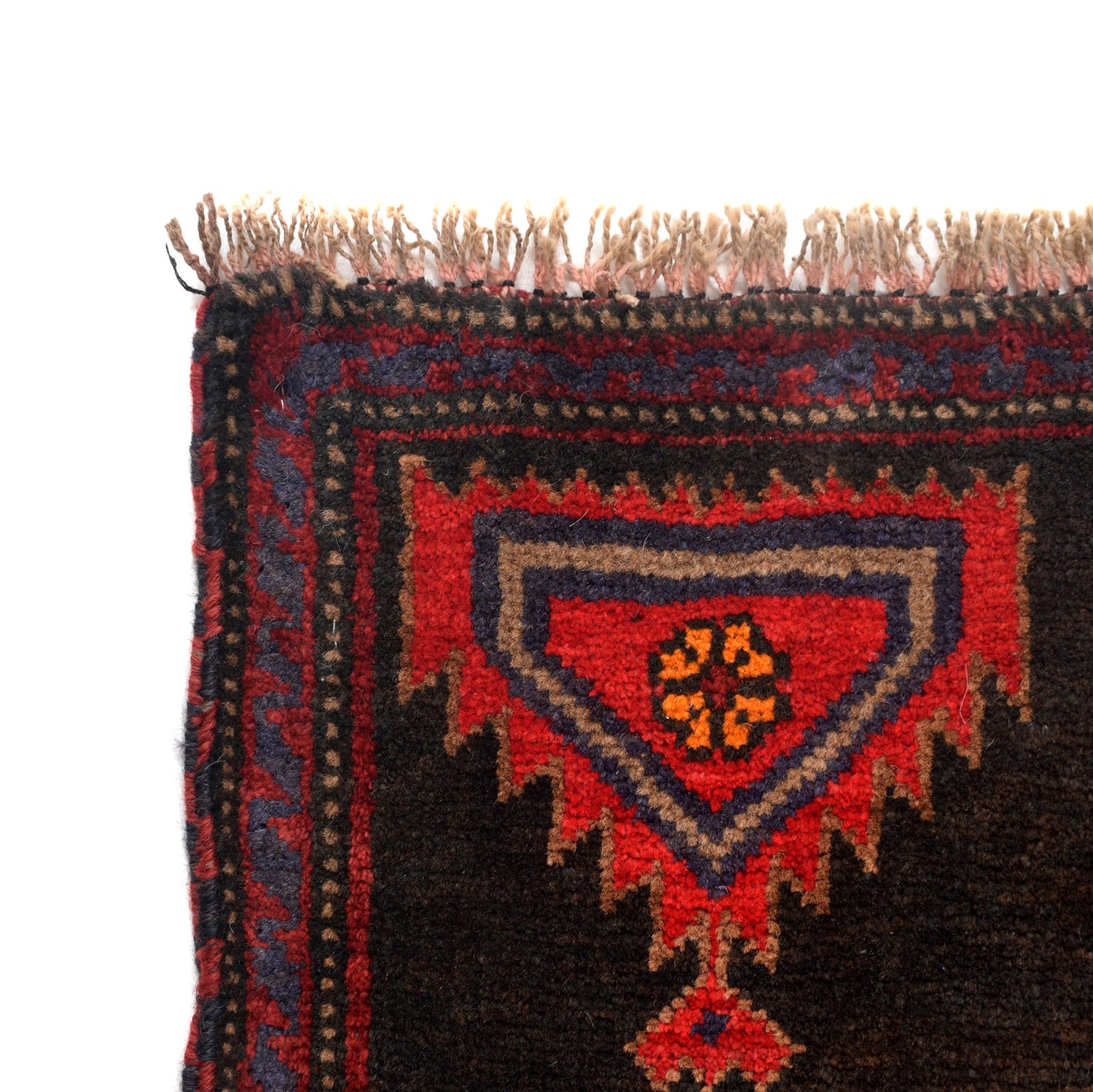 Baluchi Rug Handmade Multi Geometric 3x5 ft