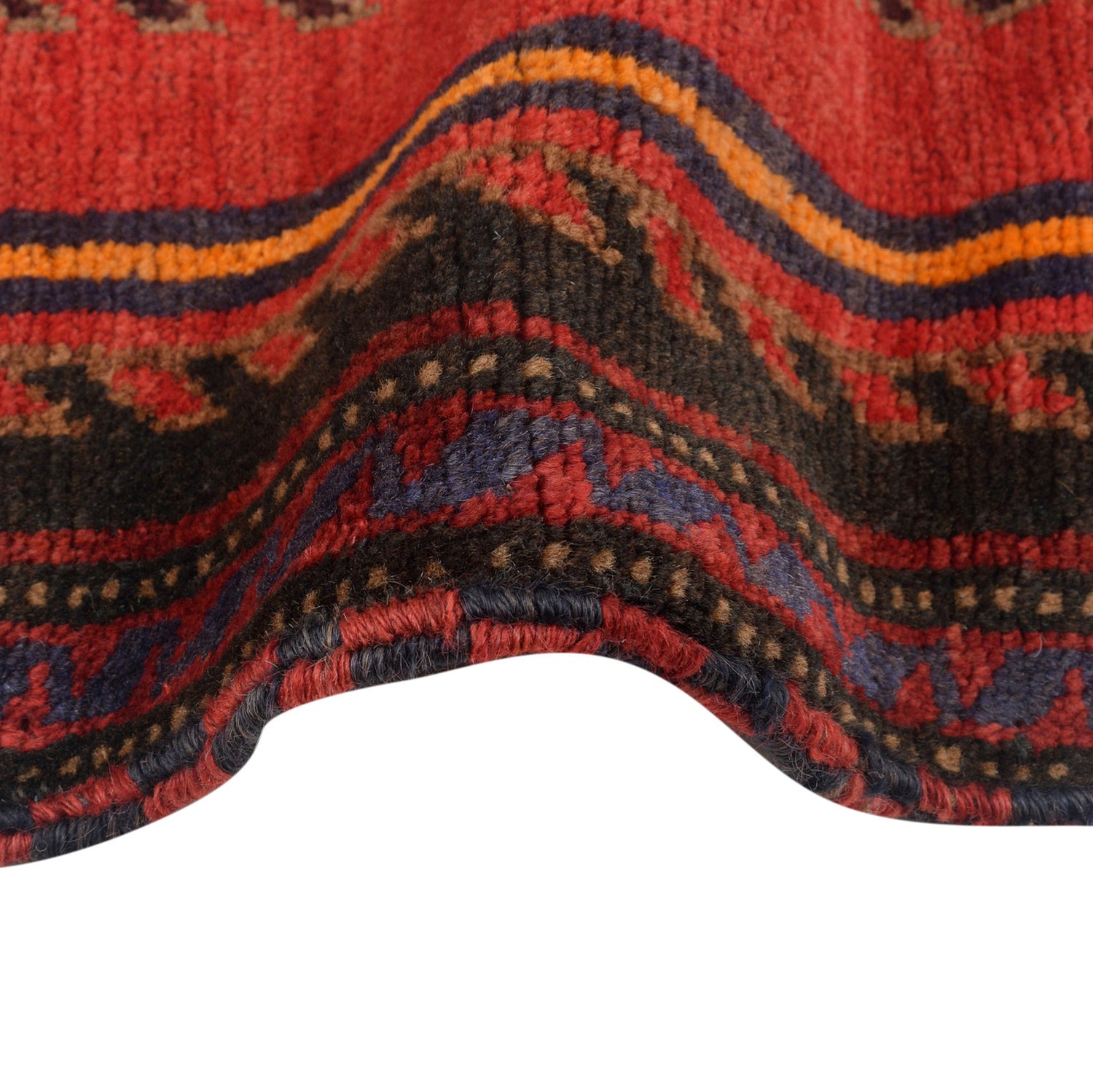Baluchi Rug Handmade Multi Geometric 3x5 ft