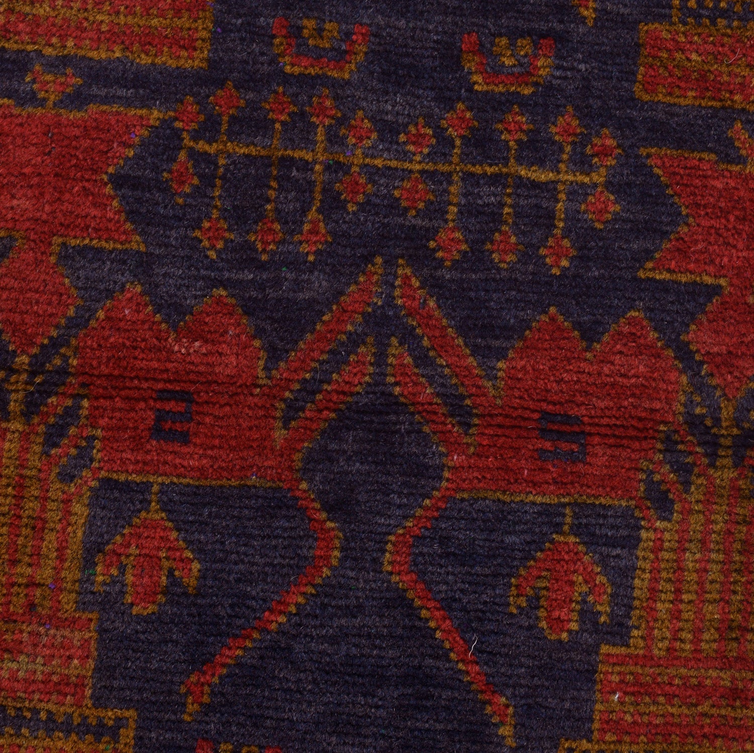 Baluchi Rug Handmade Multi Geometric 2x4 ft