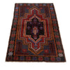 Baluchi Rug Handmade Multi Geometric 3x5 ft