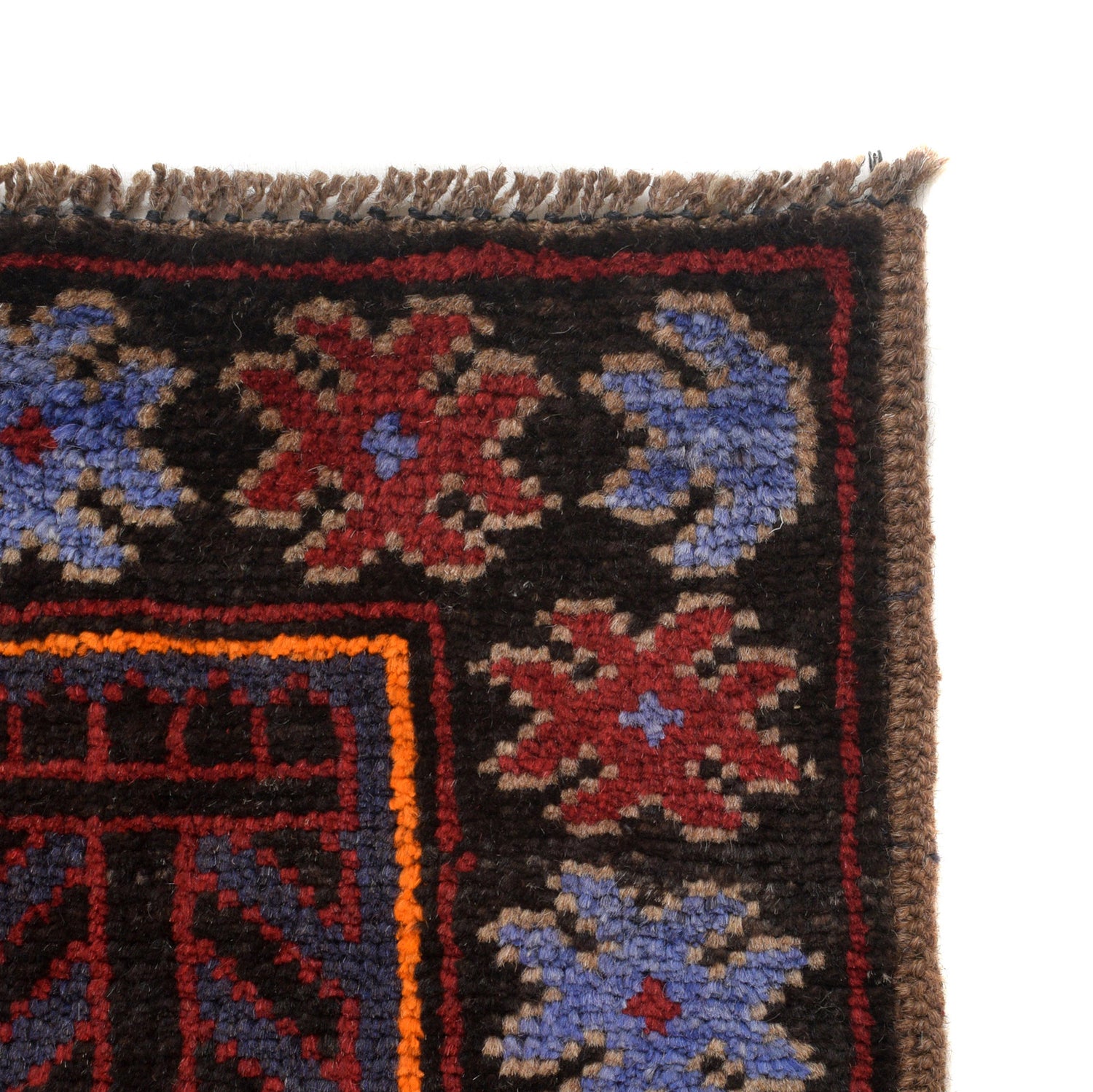 Baluchi Rug Handmade Multi Geometric 3x5 ft