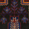 Baluchi Rug Handmade Multi Geometric 3x5 ft