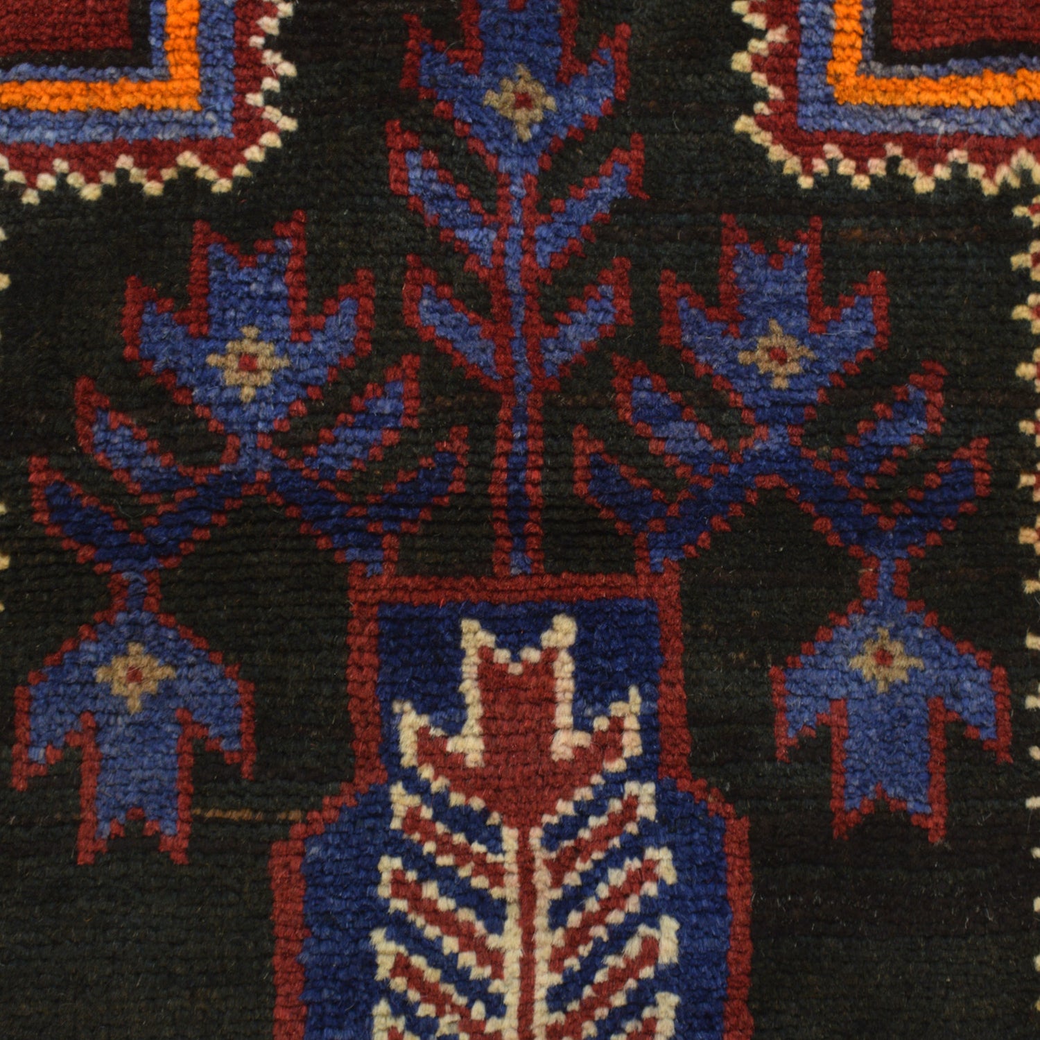 Baluchi Rug Handmade Multi Geometric 3x5 ft