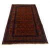 Baluchi Rug Handmade Orange Geometric 4x6 ft