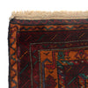 Baluchi Rug Handmade Orange Geometric 4x6 ft