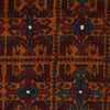 Baluchi Rug Handmade Orange Geometric 4x6 ft