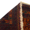 Baluchi Rug Handmade Orange Geometric 4x6 ft