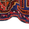 Baluchi Rug Handmade Multi Geometric 4x7 ft