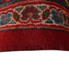 Kashan Area Rug Handmade Deep Red Medallion 10x13 ft