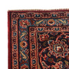 Kashan Area Rug Handmade Deep Red Medallion 10x13 ft