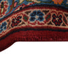 Kashan Area Rug Handmade Deep Red Medallion 10x13 ft