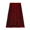 Bokhara Rug Handmade Vibrant Red Medallion 6' Runner