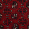 Bokhara Rug Handmade Vibrant Red Medallion 6' Runner