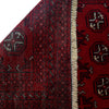 Bokhara Rug Handmade Vibrant Red Medallion 6' Runner