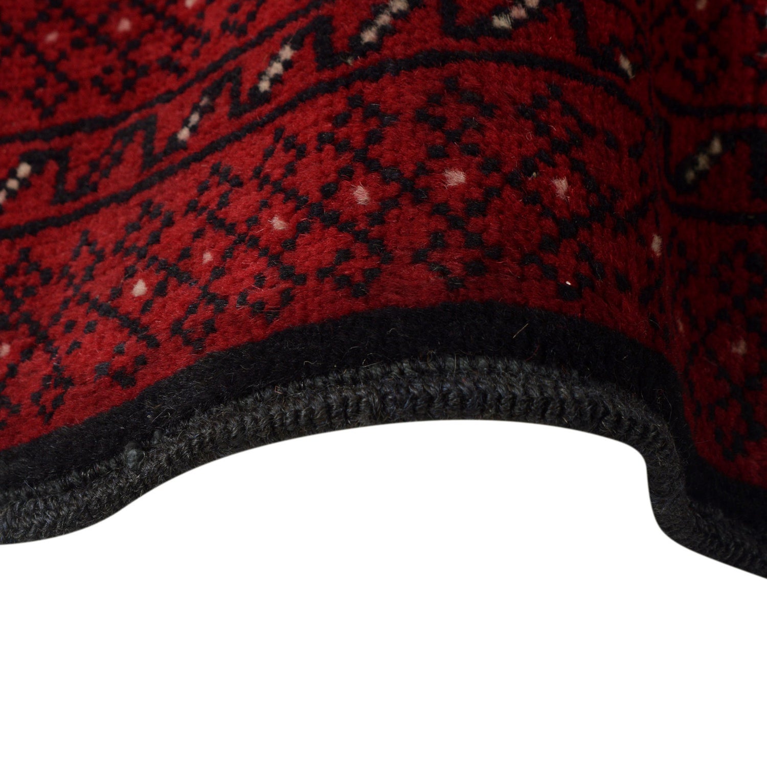 Bokhara Rug Handmade Vibrant Red Medallion 6' Runner