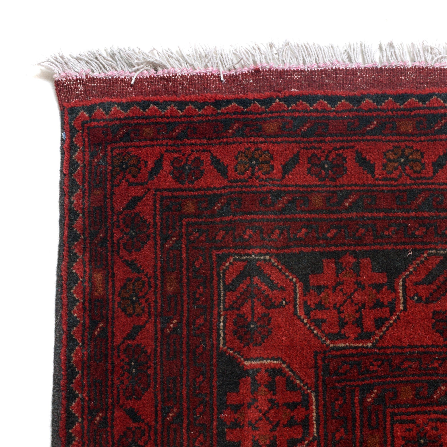 Khal Mohammadi Rug Handmade Red 9x12 ft