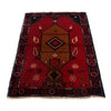 Baluchi Rug Handmade Multi Geometric 2x4 ft
