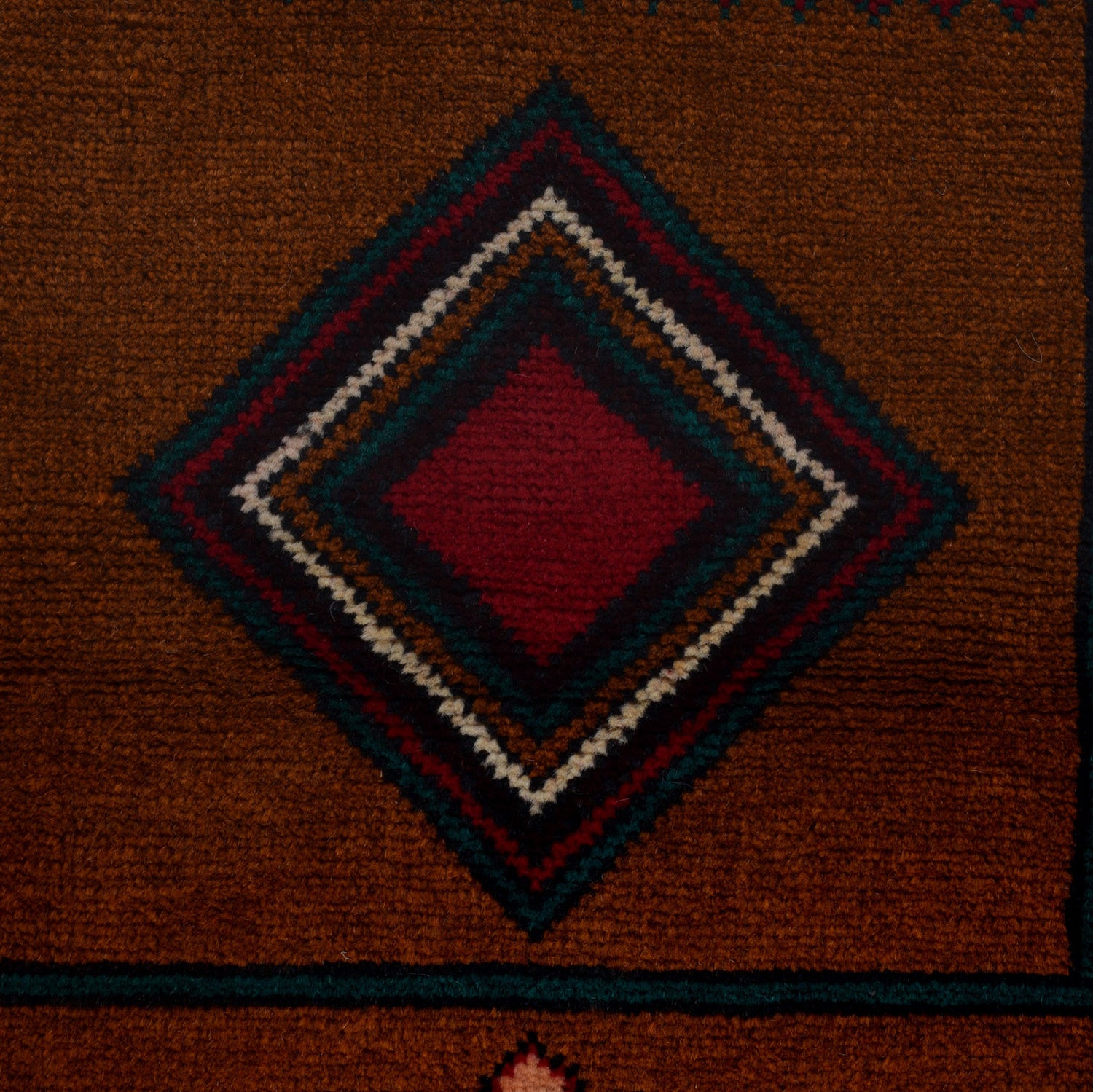 Baluchi Rug Handmade Multi Geometric 2x4 ft