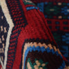 Baluchi Rug Handmade Multi Geometric 2x4 ft