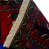 Baluchi Rug Handmade Red Geometric 3x5 ft