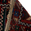 Baluchi Rug Handmade Multi Geometric 2x4 ft