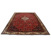 Qashqai Area Rug Handmade Deep Red Medallion 8x10 ft