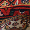 Qashqai Area Rug Handmade Deep Red Medallion 8x10 ft