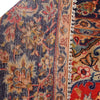 Isfahan Area Rug Handmade Deep Red Medallion 8x10 ft