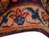 Isfahan Area Rug Handmade Deep Red Medallion 8x10 ft