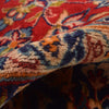 Isfahan Area Rug Handmade Deep Red Medallion 8x10 ft
