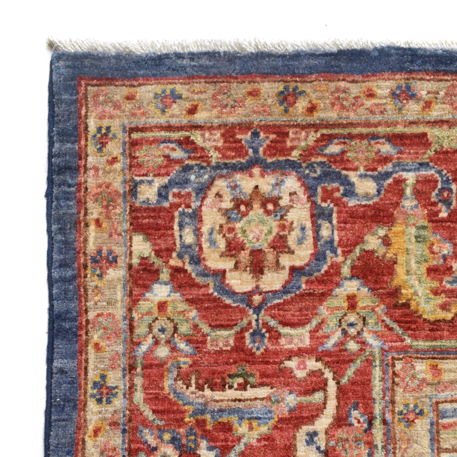 Hand-Knotted Multi Medallion Heriz Area Rug – 8' 0" x 9' 9" ft (245 x 297 cm) | SKU: R24270