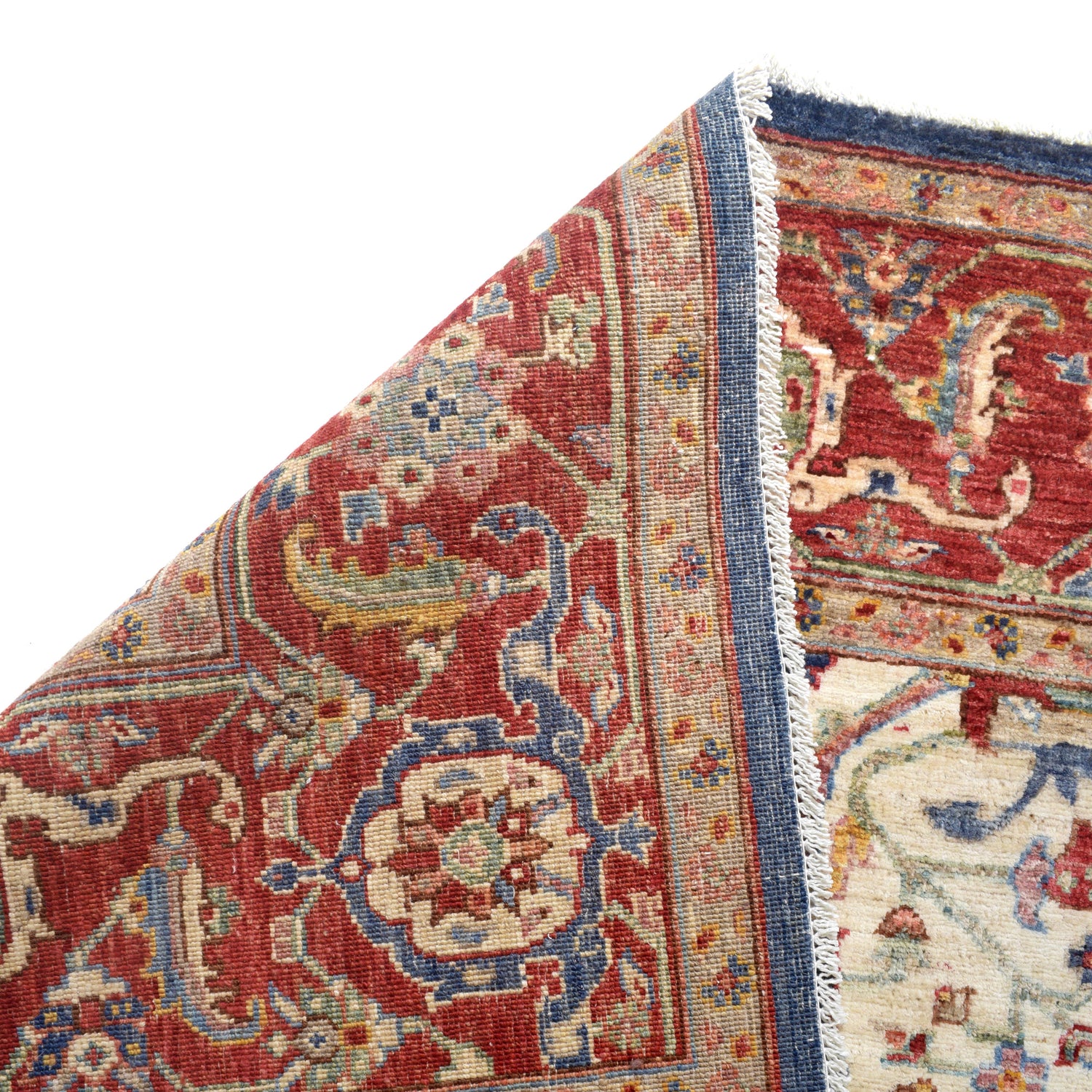 Hand-Knotted Multi Medallion Heriz Area Rug – 8' 0" x 9' 9" ft (245 x 297 cm) | SKU: R24270