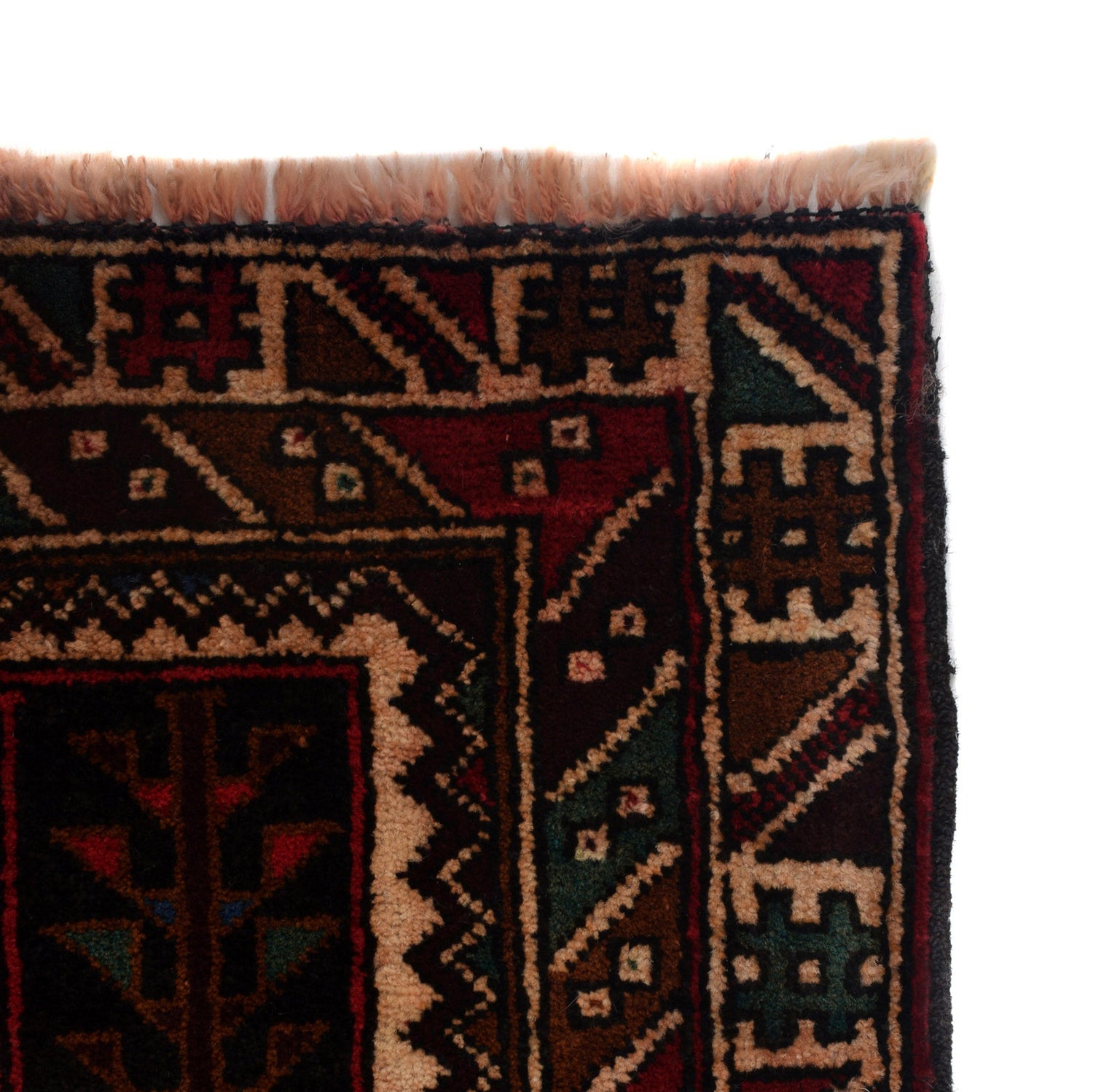 Baluchi Rug Handmade Multi Prayer Design 3x5 ft