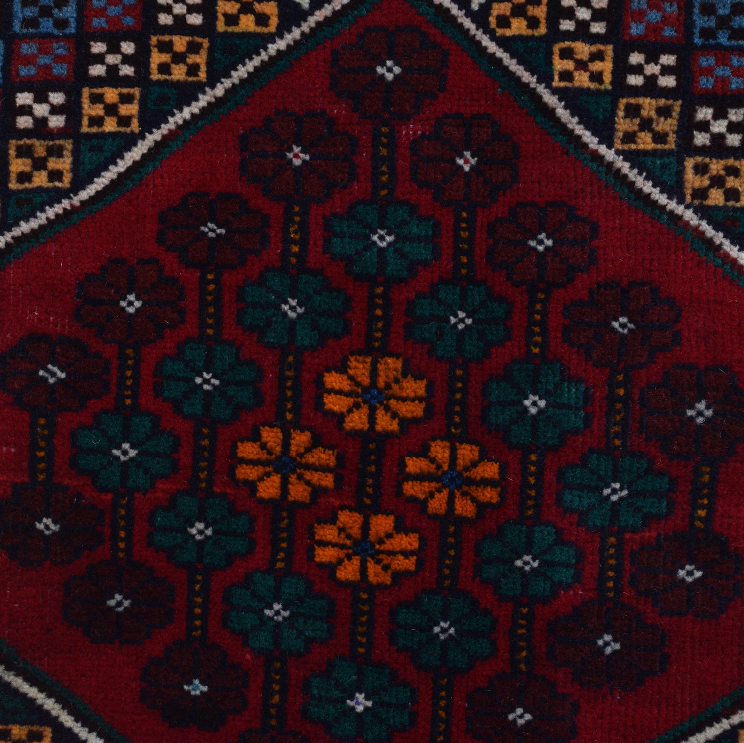 Baluchi Rug Handmade Multi Geometric 3x5 ft