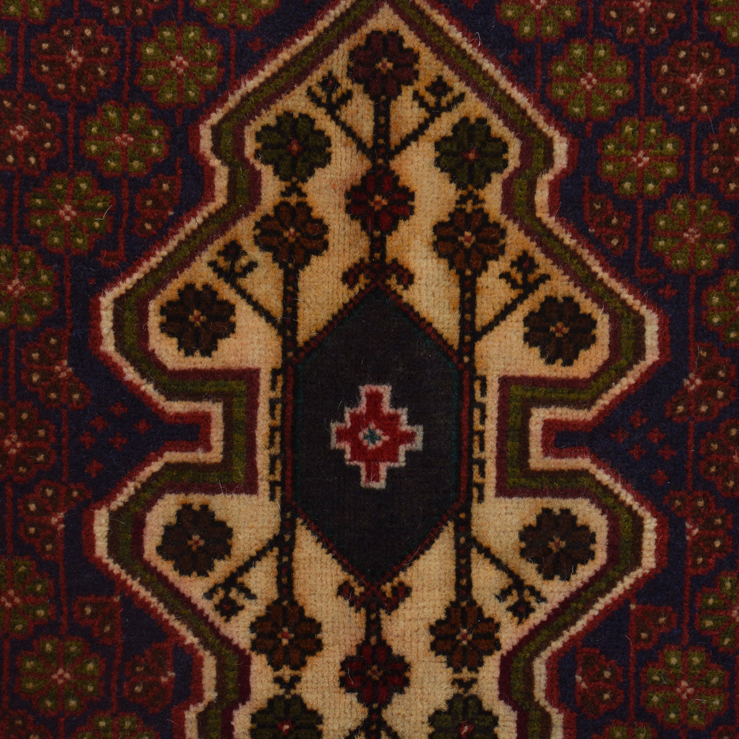 Baluchi Rug Handmade Multi Geometric 3x5 ft