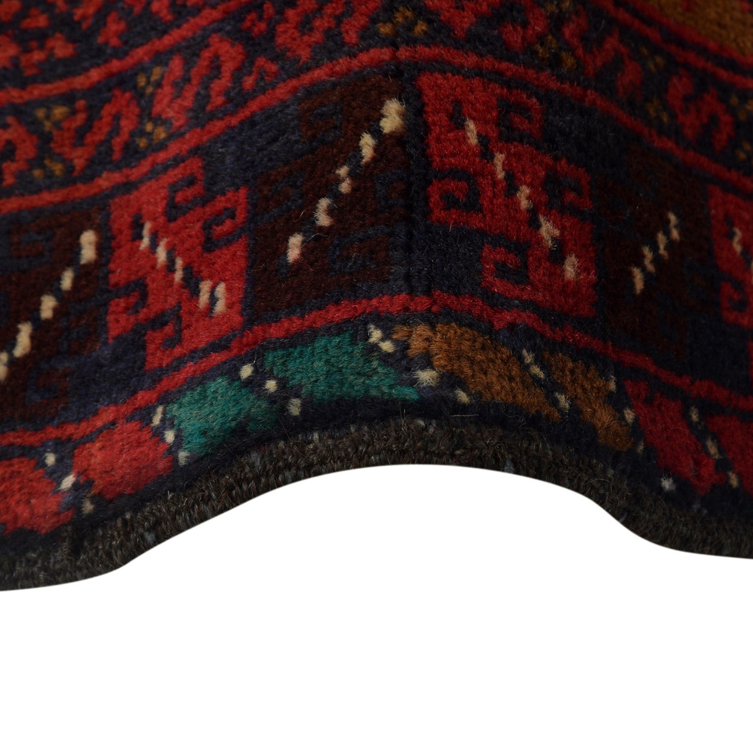 Baluchi Rug Handmade Multi Geometric 3x5 ft