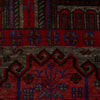 Baluchi Rug Handmade Red Prayer Design 2x4 ft