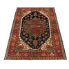 Heriz Area Rug Handmade Multi Medallion 4x6 ft